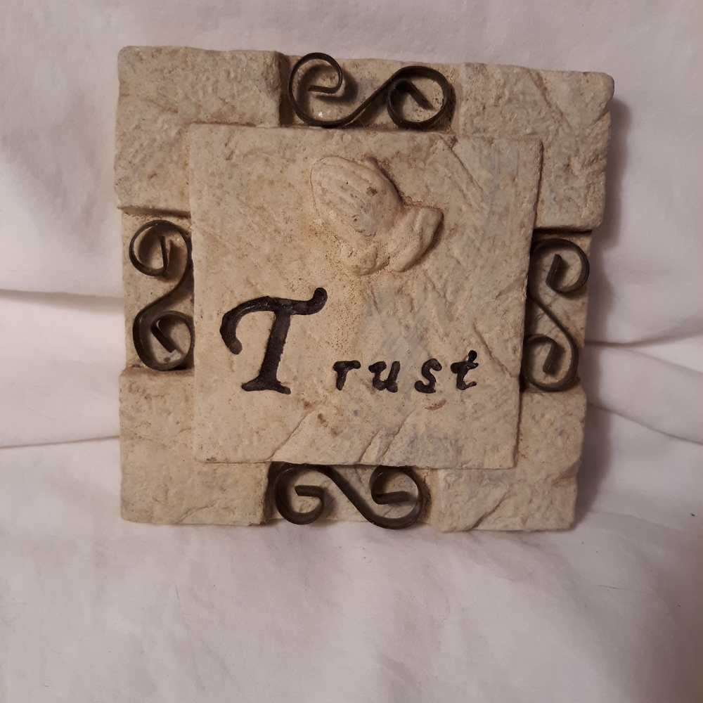 Small stone inspirational saying